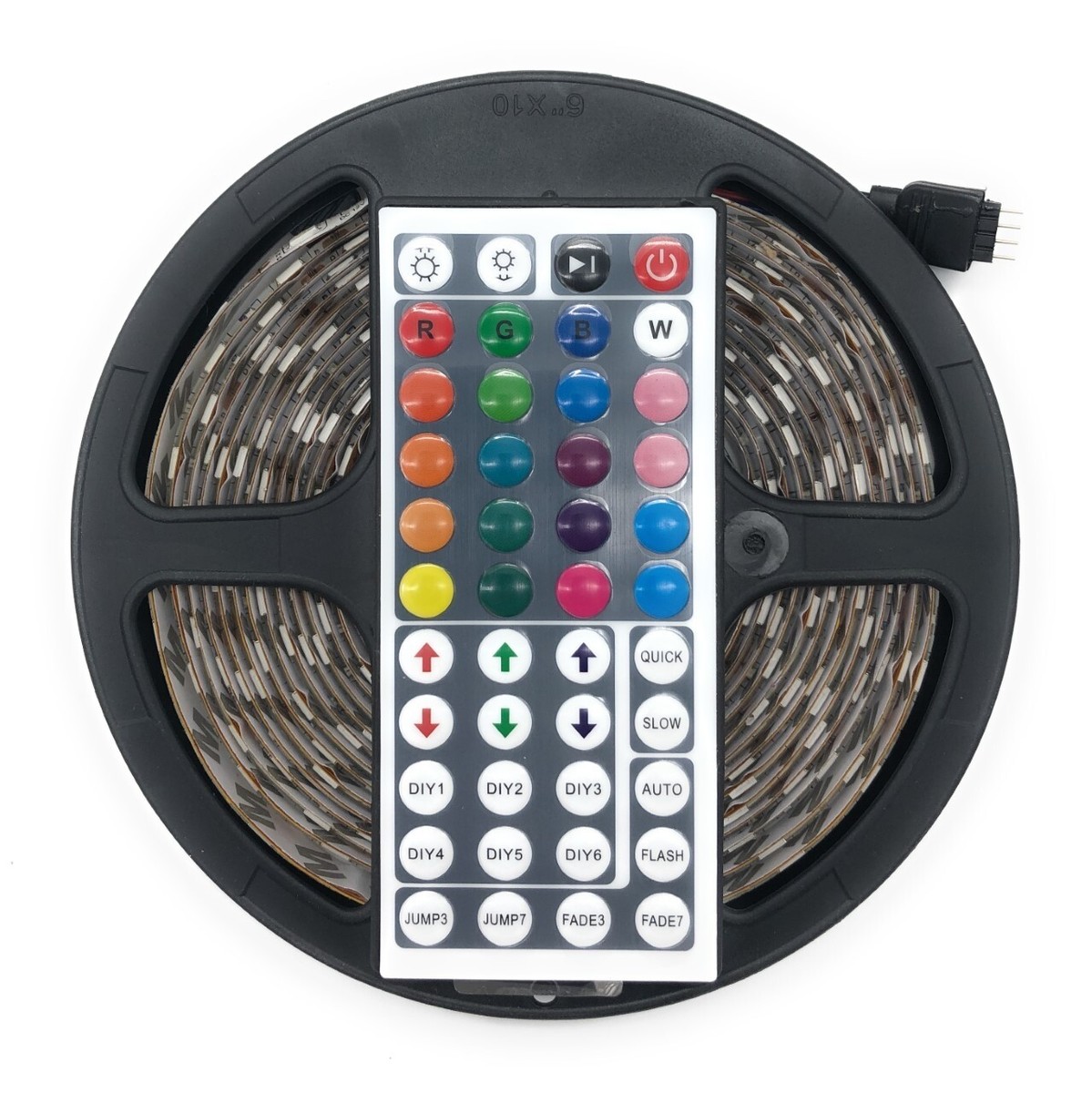 Set striscia LED 5m che cambia colore IP20 RGB - Negozio online