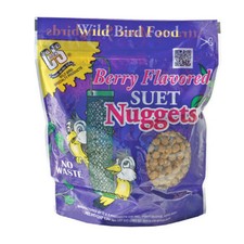 C S Berry Flavored Wild Bird Suet Nuggets, Resealable Bag, 27oz