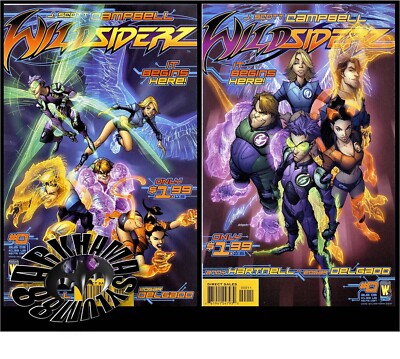 WILDSIDERZ #0(A+B;8/05)J.SCOTT CAMPBELL(DC/WILDSTORM)LOW PRINTED(CGC EM)9.8(RAW)