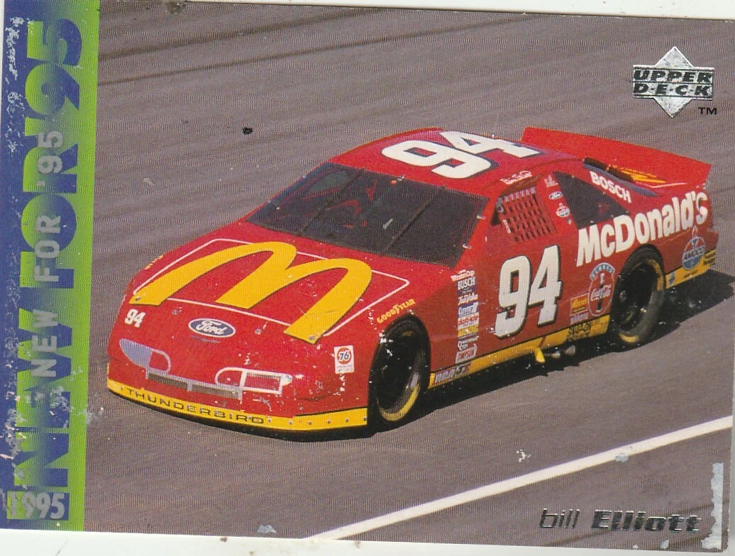 Bill Elliott パブミラー 1995 Upper Deck - Bill Elliott #299 for sale | eBay
