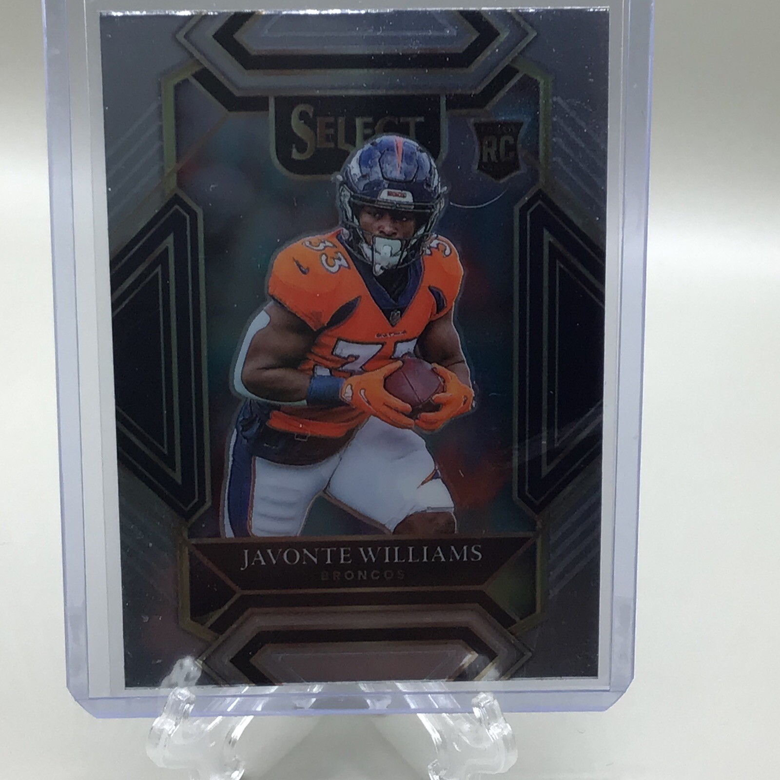 2021 Javonte Williams Panini Select Club Level Silver Prizm Rookie #257 Broncos
