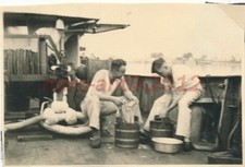  Foto, Nachl. Matr. a. Schwerte, Vorpostenboot Frithjof, Waschtag heute 5026-660