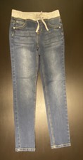 Justice Size 10 Slim Super Skinny Jeggings Jeans Slight Knee Wear