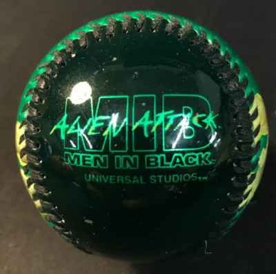 Universal Studios Men In Black Alien Attack Souvenir Collectible Baseball NEW