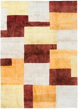  10x14 Vintage European Deco Rug Rare Rug Transitional Oriental Rug 305cmx414cm