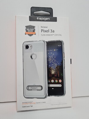 Spigen Google Pixel 3a Slim Armor Crystal Back Case - Klar
