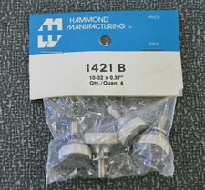 Hammond Manufacturing 1421B 1421 B Large Head Thumb Screw 10-32 x 1/2" NOS