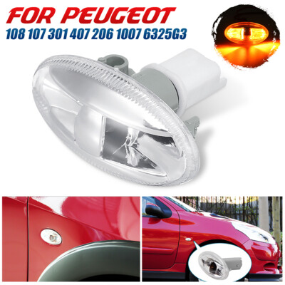 1x Partner Side Indicator Light Amplifier Lamp For Peugeot 108 107 407 206 1007