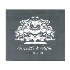 Custom Wooden Pallet Wall Art Home Decor -  Samantha & Stefan (Tree)