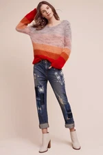 Anthropologie NWOT Artisan De Luxe Hi-Rise Boyfriend Jeans Size 30