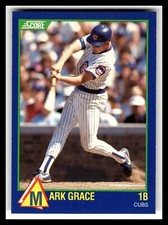 1989 Score Hottest 100 Rising Stars #78 Mark Grace