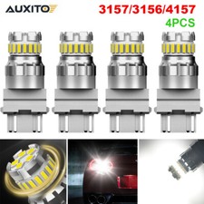 4x Auxito 3157 3156 Led Backup Reverse Light Bulbs 6500k White Error Free Lamps 4x Auxito 3157 3156 Led Backup Reverse Light Bulbs 6500k White Error Free Lamps