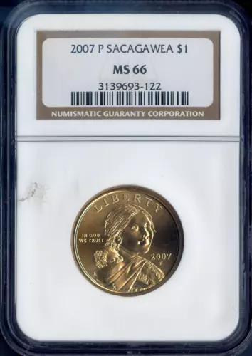 2007-P Sacagawea Native Dollar NGC MS66 Quality ✔️