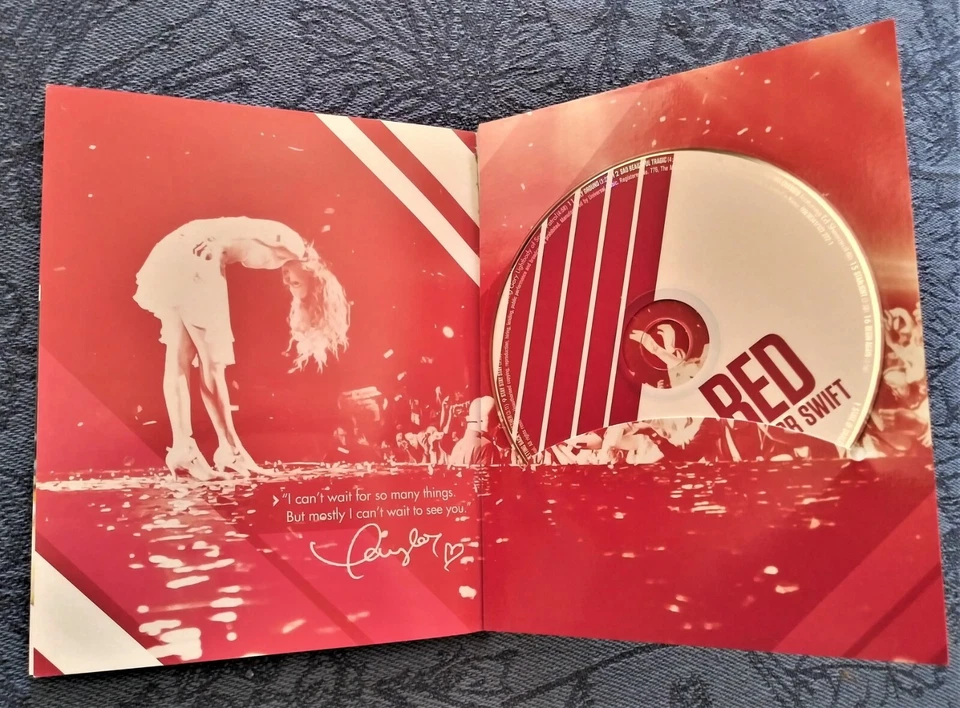 Taylor Swift - Red 2012 Korea Limited Edition 96p Book ZinePak Promo CD - Image 2 of 3