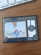 2016 Topps Museum Collection Swatches Dual Relic/50 Kris Bryant #SSD-KB Auto