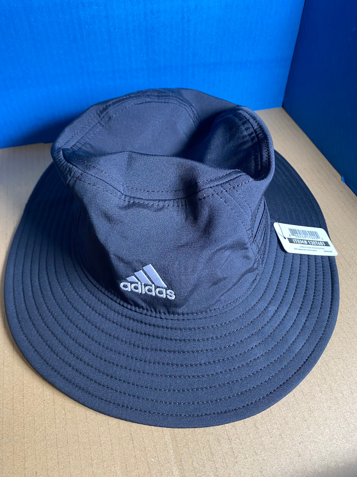 Adidas Unisex Aeroready Victory Bucket Hat, Black, One Size