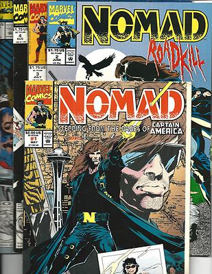 NOMAD #'s 1-5 (MARVEL COMCS, 1992), VF/NM