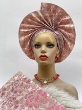 Adejoke African Headtie Auto Gele, Headgear.