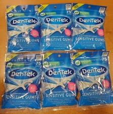 6 Bags of 75: DenTek Comfort Clean Sensitive Gums Mouthwash Blast (2711 R2P7)