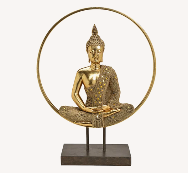 Thai Buddha Figur 66Cm Statue Budda Feng Shui Buddhismus Thailand Indien-image