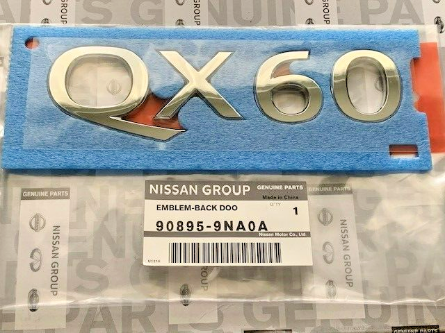 New OEM Infiniti QX60 2014-2023 Rear Hatch Emblem Back Door 90895