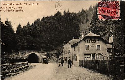 CPA AK URBES WESSERLING - Restaurant Alph. Mura - Franco-Allemande (389537)