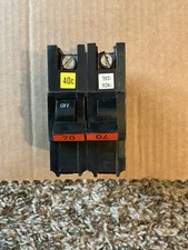 FPE Federal Pacific Stab-Lok 70 Amp 2 Pole Circuit Breaker THICK RED