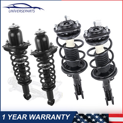 4X Front+Rear Shock Struts w/Coil Springs For 11-2013 Toyota Corolla 1.8L 172599