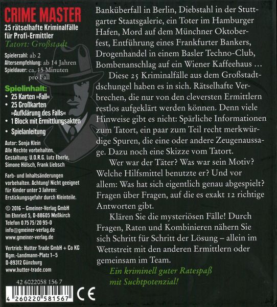 Thumbnail - Gmeiner-verlag - Crime Master