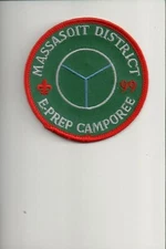 1999 Massasoit District E-Prep Camporee patch (Blank Center)