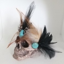 Aztec Death Whistle Stone Cast Loud And Creepy   Handmade