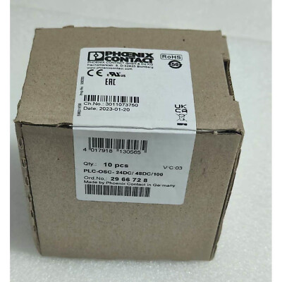 10pcs New 2966728 PHOENIX CONTACT Module PLC-OSC-24DC/48DC/100 FREE SHIP