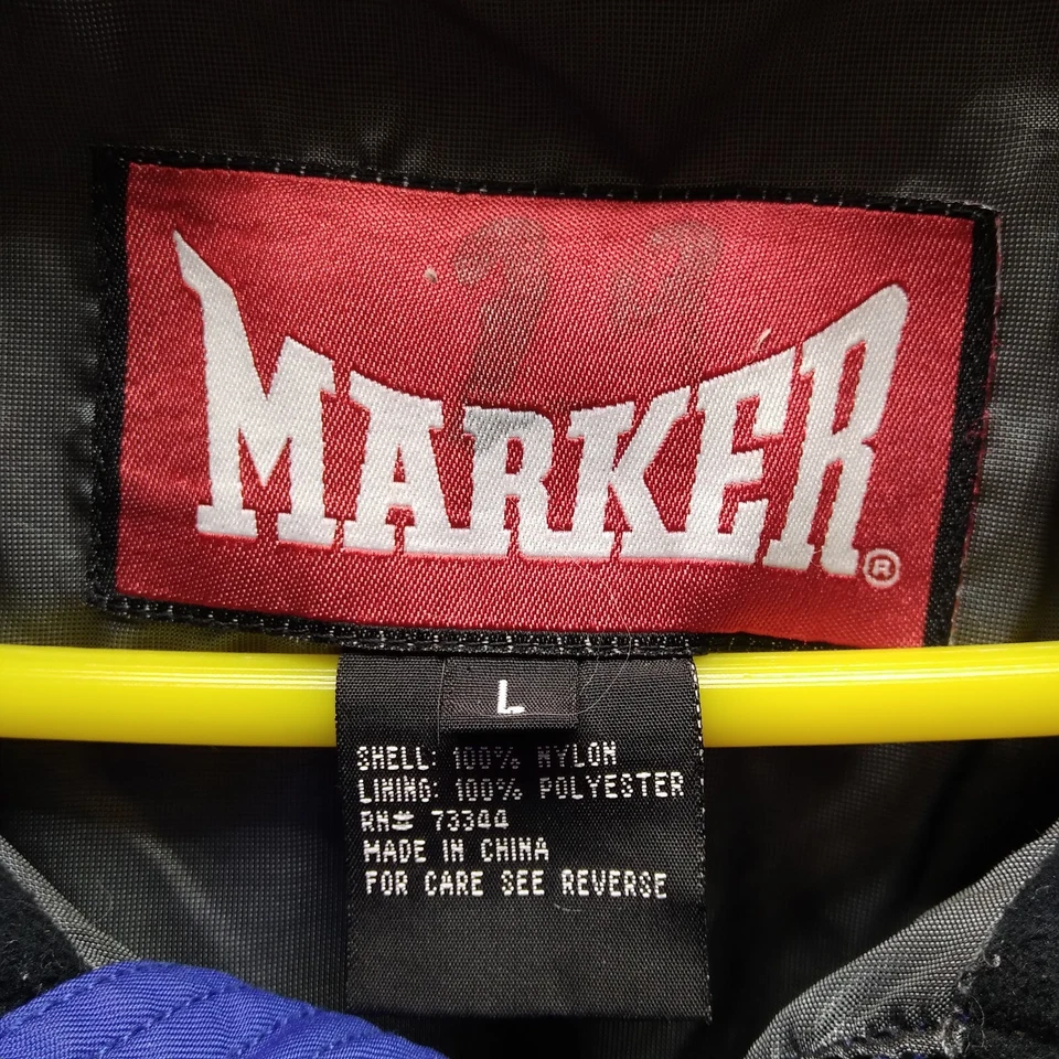 VTG Marker Ski Jacket Parka Colorblock Mens L The Summit - Image 3 of 4