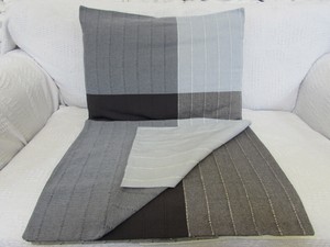 large navy cushion covers
