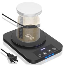 Sourdough Starter Warmer, Precise 1 F Thermostat Control 70-100 F Black