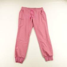 FIGS Scrub Pants Womens XL Tall Pink Zamora Joggers Bottoms Nurse Medical Taper