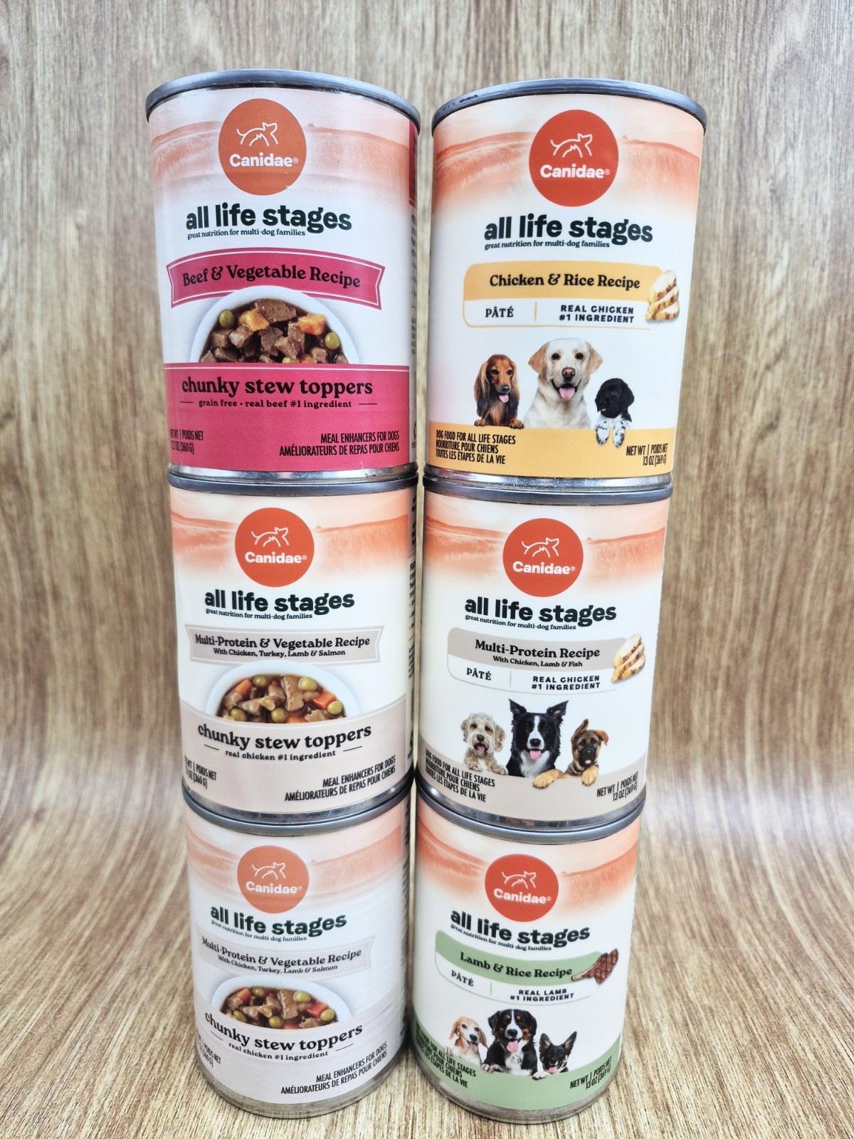 Box Of 6 Cans &ndash; All Life Stages Pate & Chunky