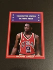 1984 Rare Michael Jordan USA Olympic Rookie Card Red Border