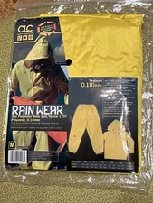CLC Brand RAIN WEAR 3-PIECE Workwear 170T Polyester .18mm Men's Medium UNUSED