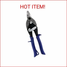 MIDWEST Bulldog Aviation Tin Snip - Straight Cut Regular Tinner Shears, Made in