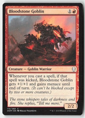 MTG - Bloodstone Goblin #115 - Regular - DOM Dominaria