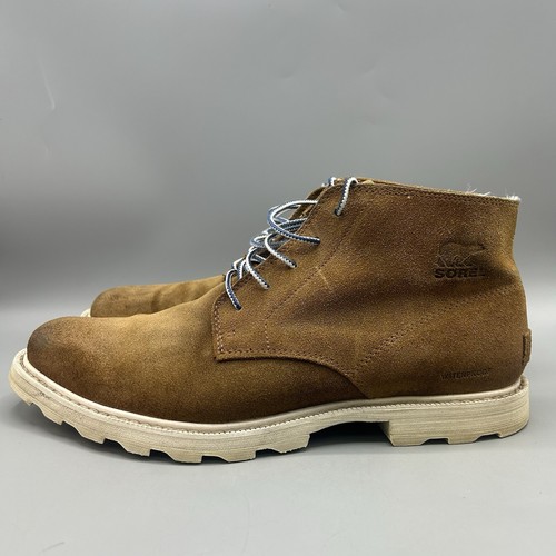 Sorel Madson Waterproof Full Grain Leather Chukka Boot Lace Up NM2560 Men 11.5