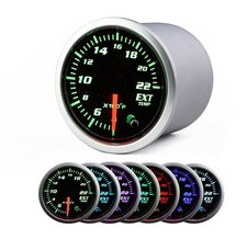 52mm Egt Exhaust Gas Temp Gauge Led Pointer Temperature Meter Kit 7 Color Nj A1