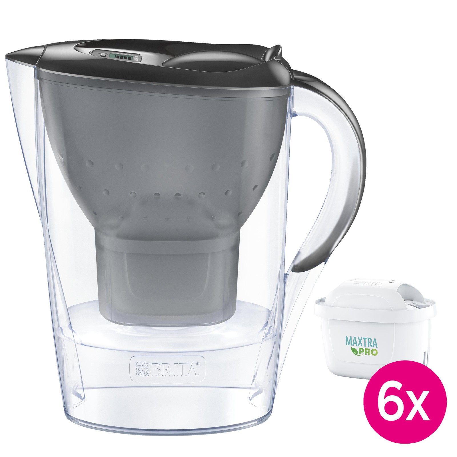 Упаковка BRITA Marella - Halbjah в комплекте 6 Фильтров MAXTRA PRO All-in-1 Графический 12790₽