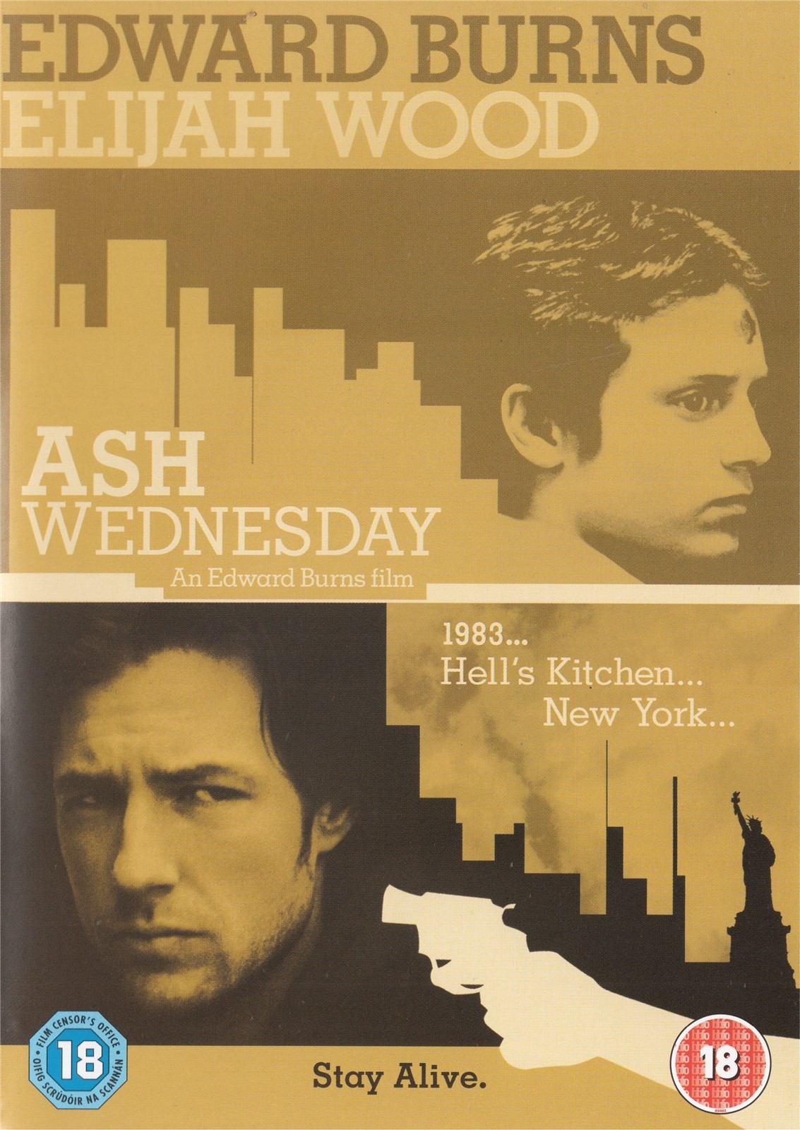 Ash Wednesday - Elijah Wood, Edward Burns - NEW Region 2 DVD