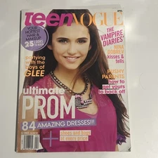 Teen Vogue Magazine April 2011 The Vampire Diaries' Nina Dobrev
