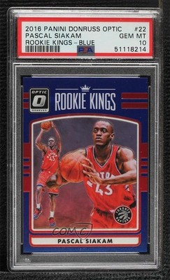 2016 Panini Donruss Optic Rookie Kings Blue Prizm 49/49 Pascal Siakam #22 RC 5h0