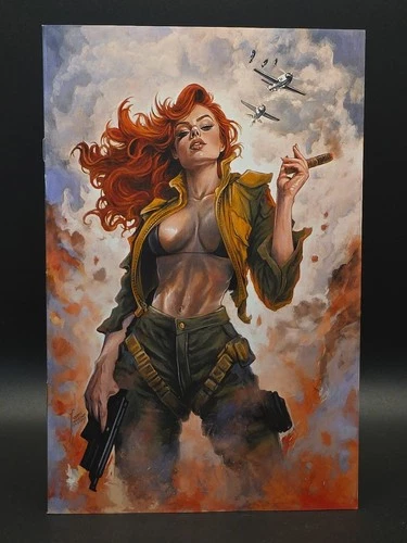 HEAT SEEKER EXPOSED A GUN HONEY SERIES #1 TEHANI FARR SDCC EXCLUSIVE VIRGIN VAR.