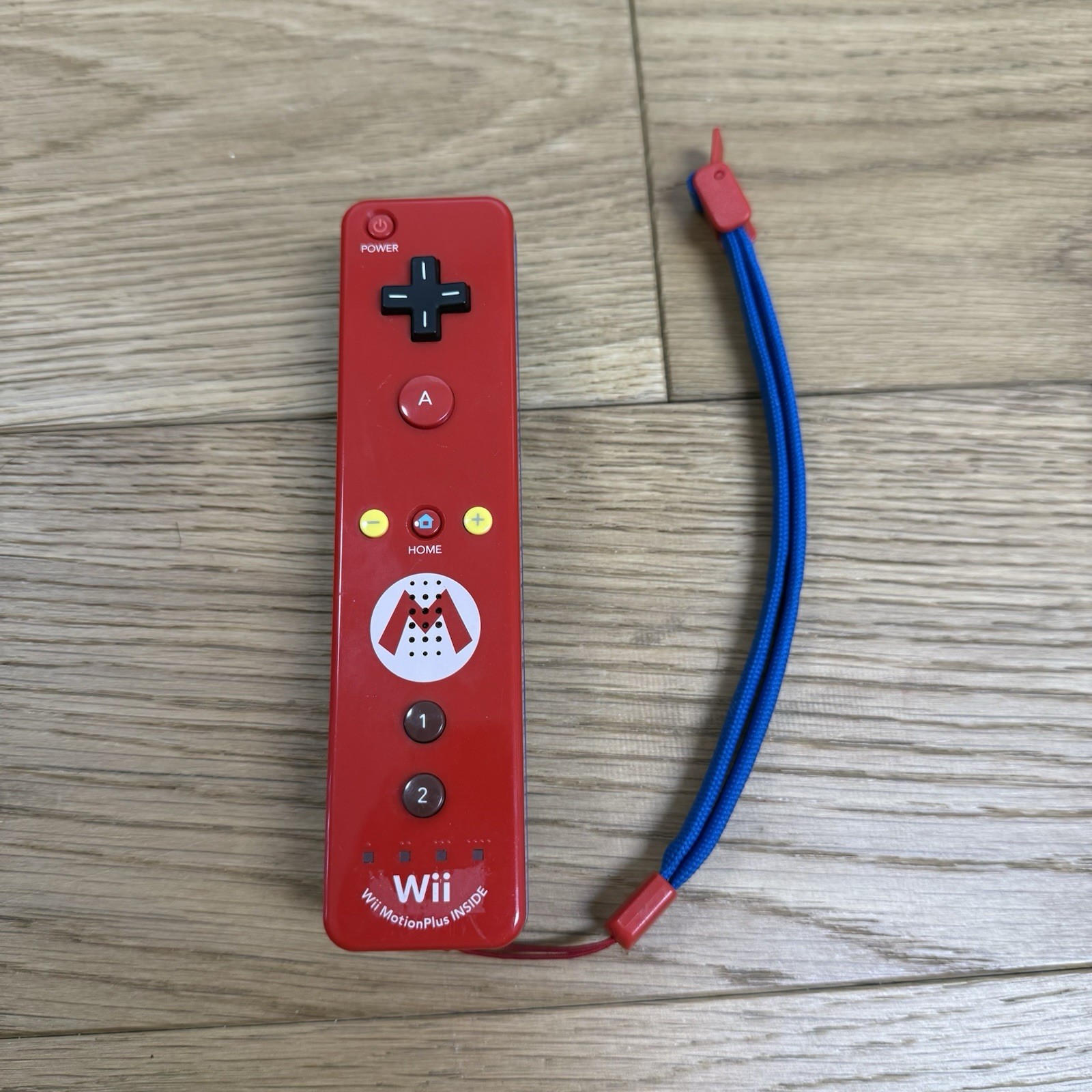 Genuine Nintendo Wii U WiiMote Controller Mario Remote Motion Plus