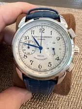 Cuervo Y Sobrinos Habana Cuba Men’s Watch. Rare Vintage. 40mm Silver Case.